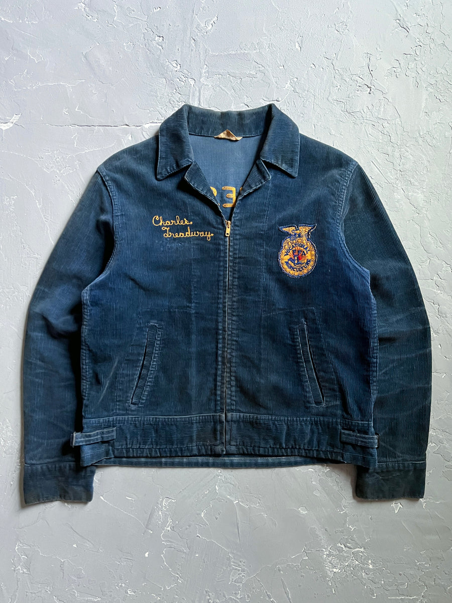 1950s “Unaka Tennessee” Corduroy FFA Jacket [M]