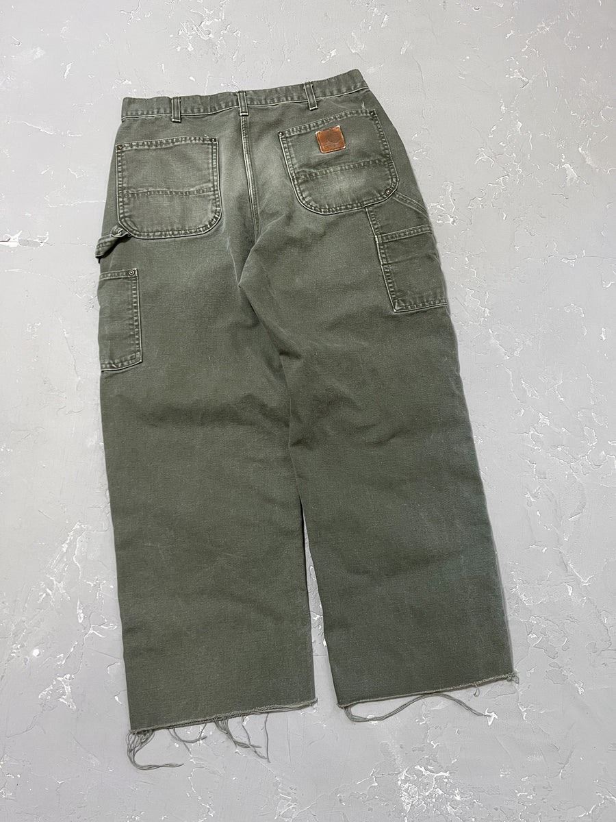 Carhartt Moss Green Double Knee Pants [32 x 30]