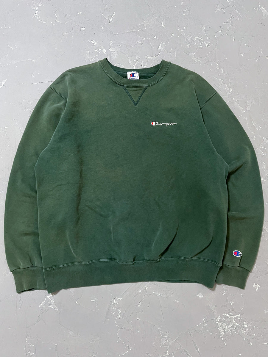 Pine green champion discount hoodie