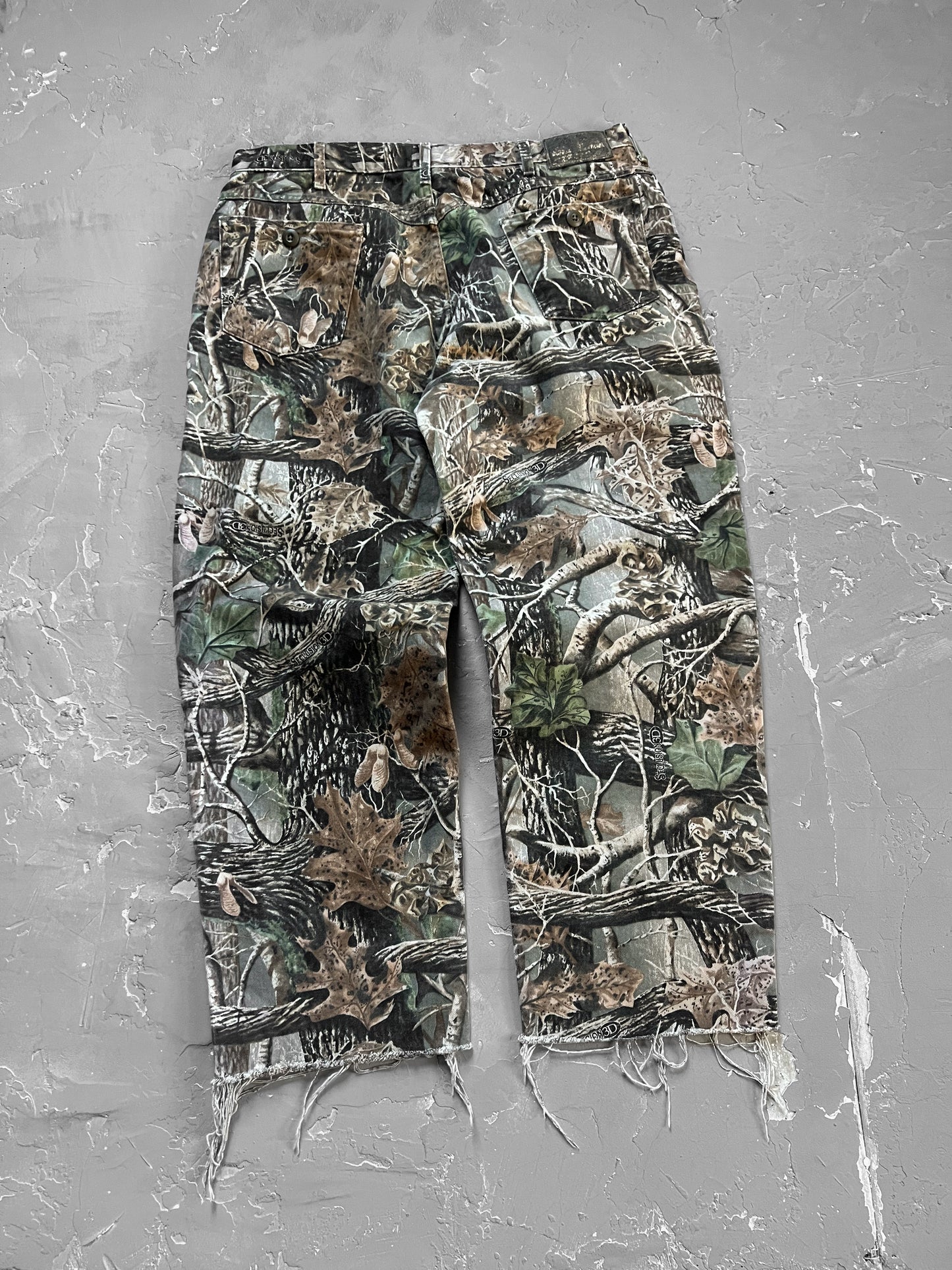 2000s Forest Camouflage Carpenter Pants [36 x 30]