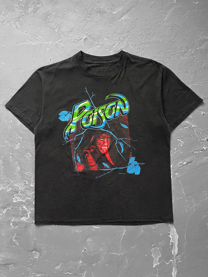 1988 Poison “Open Up and Say... Ahh!” Tee [L]