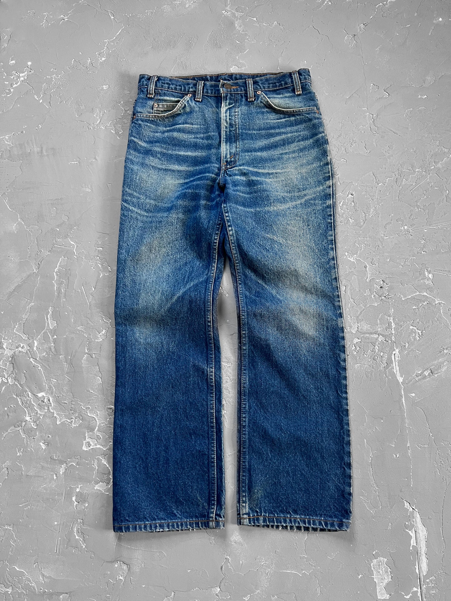 1980s Flared Levi’s 517 Orange Tabs [32 x 30]