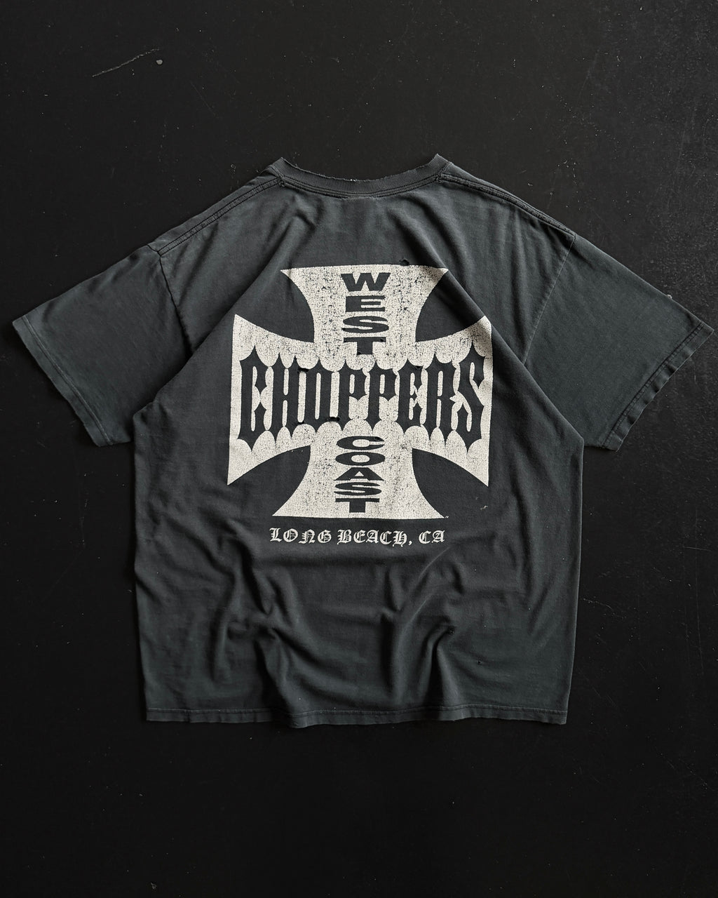 1990S FADED BLACK WEST COAST CHOPPERS TEE
