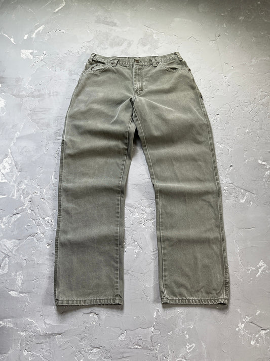 Dickies Faded Moss Green Carpenter Pants [33 x 34]