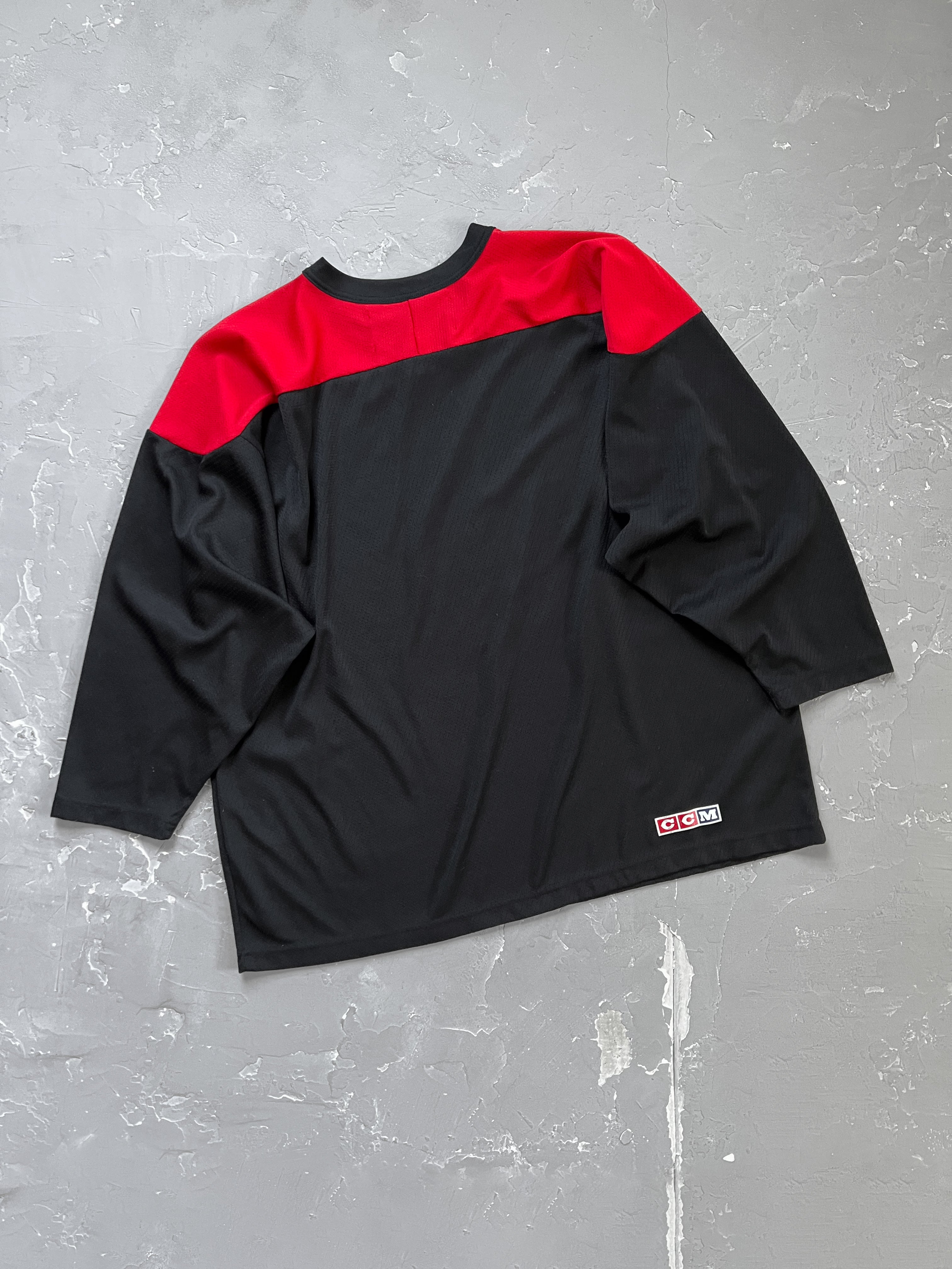 1990s New Jersey Devils CCM Jersey [XL]