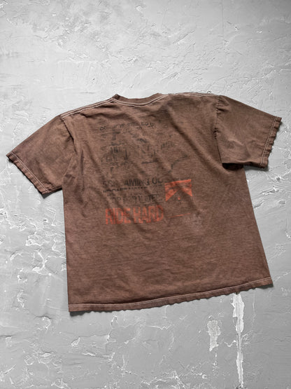 1990s Overdyed Mocha Marlboro Tee [XL]