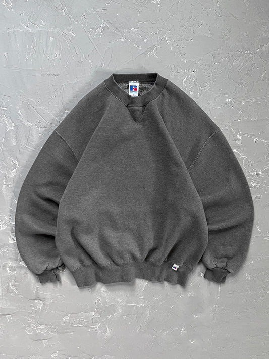 1990s Charcoal Gray Russell Athletic Sweatshirt [L]