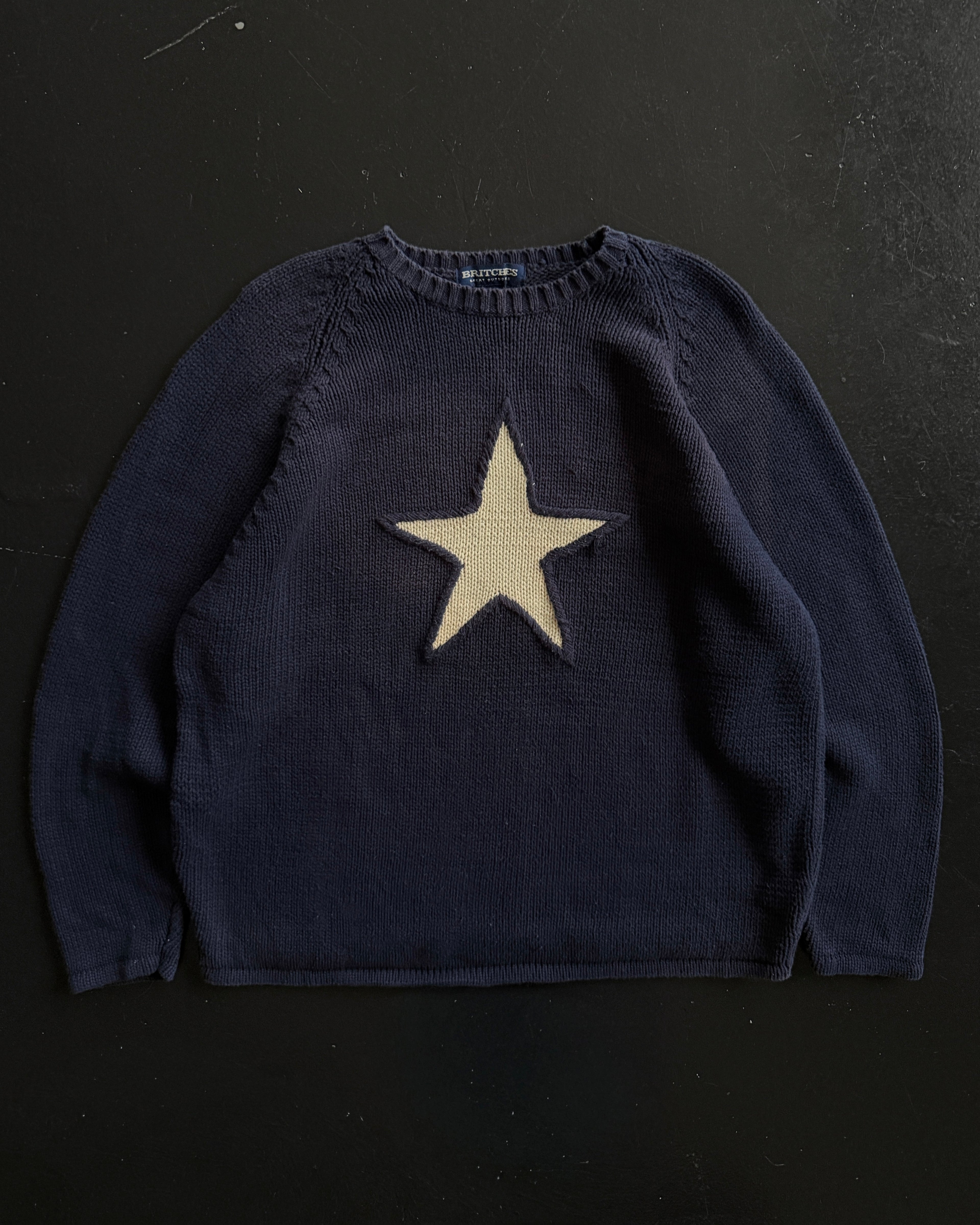 2000S STAR FISHERMAN KNIT SWEATER