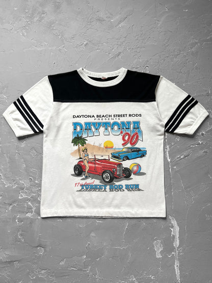 1990 Daytona Rod Run Ringer Tee [L]