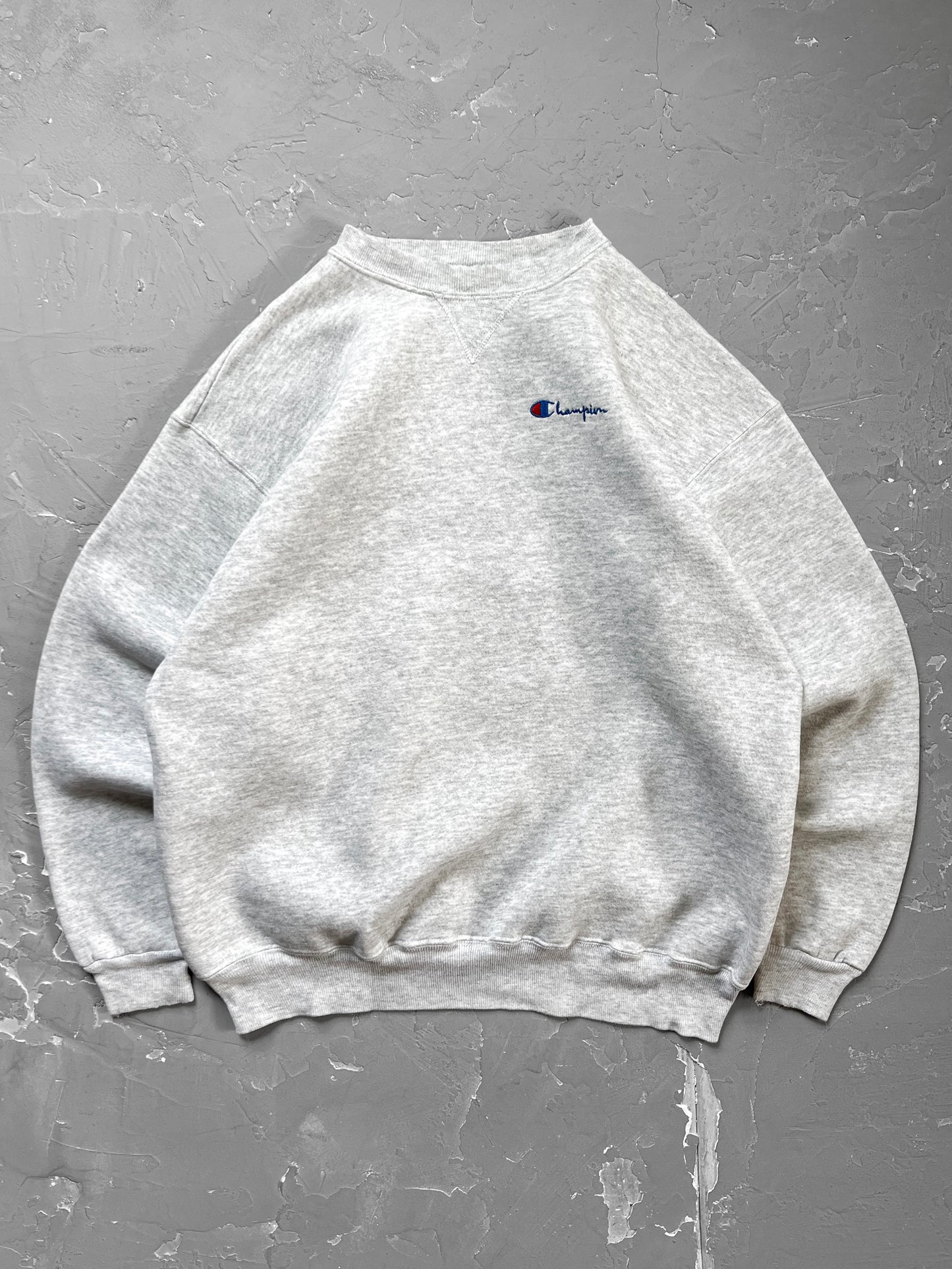 1990s Heather Gray Champion Sweatshirt [L]