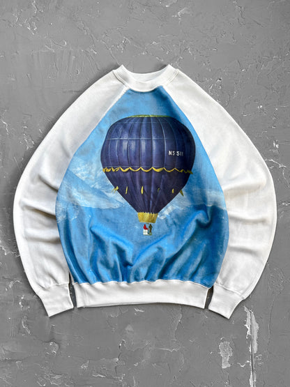 1970s Hot Air Balloon Sweatshirt [L]