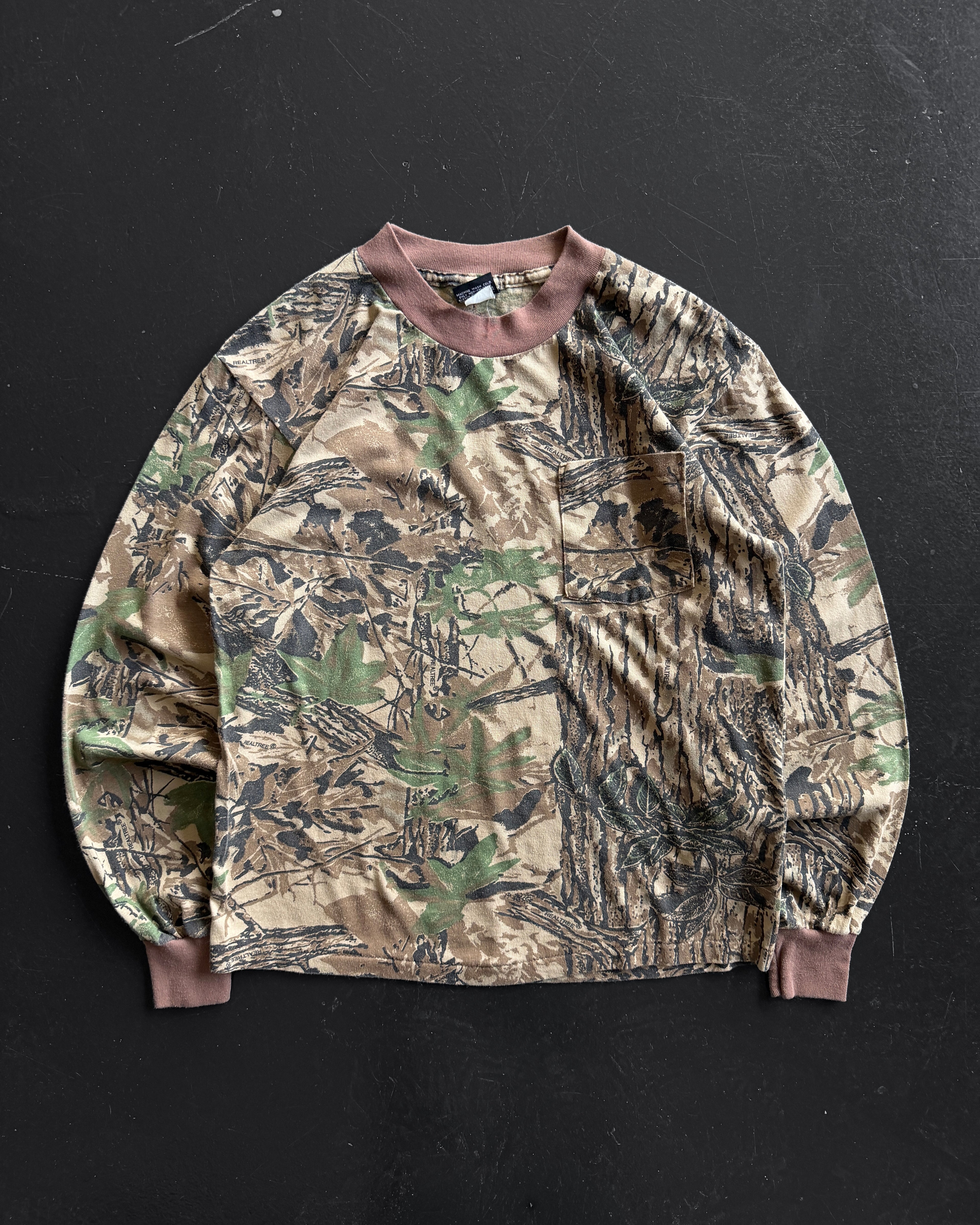 1990S REALTREE CAMOUFLAGE L/S TEE