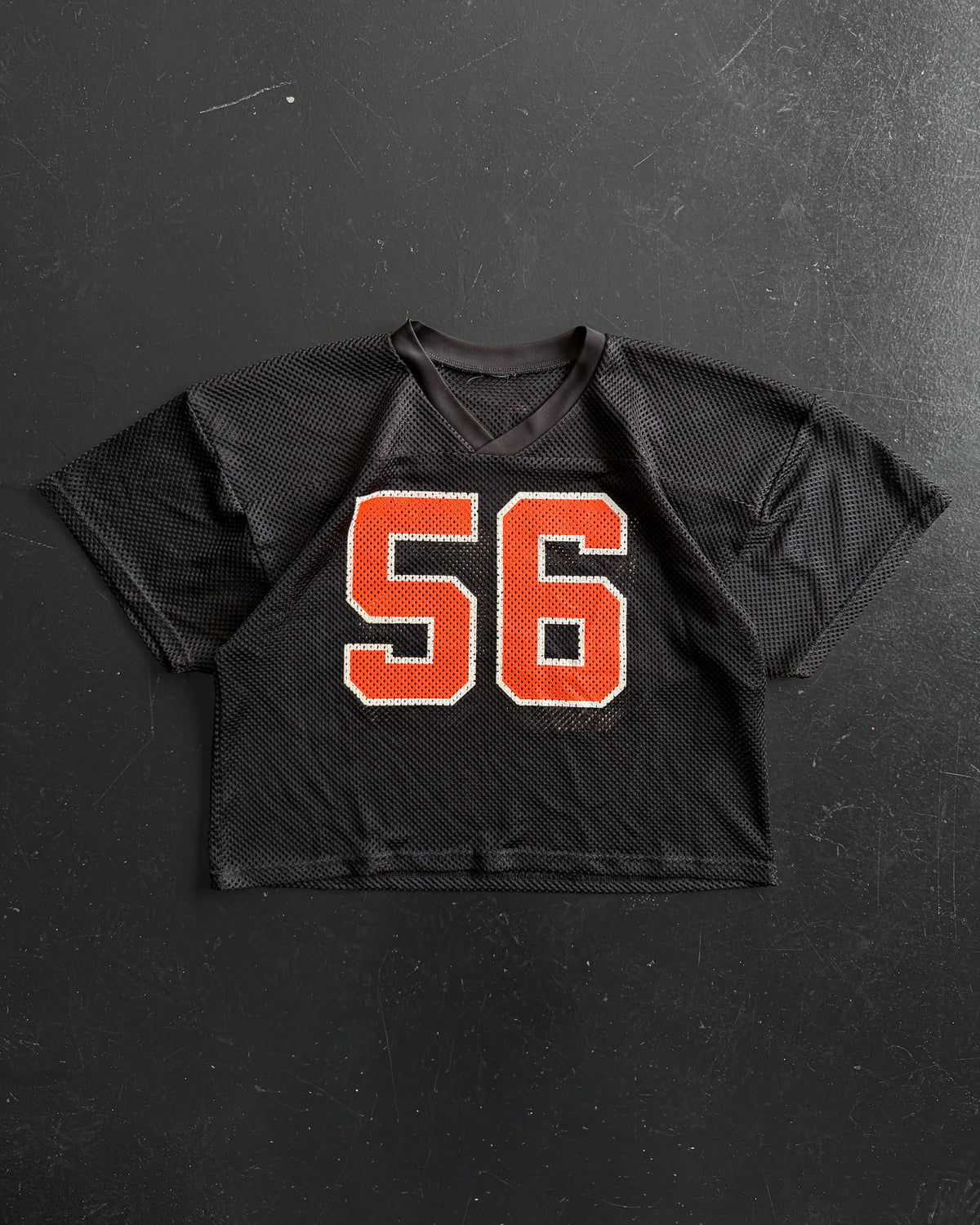 1990S “56” CROPPED MESH FOOTBALL JERSEY – FROM THE PAST