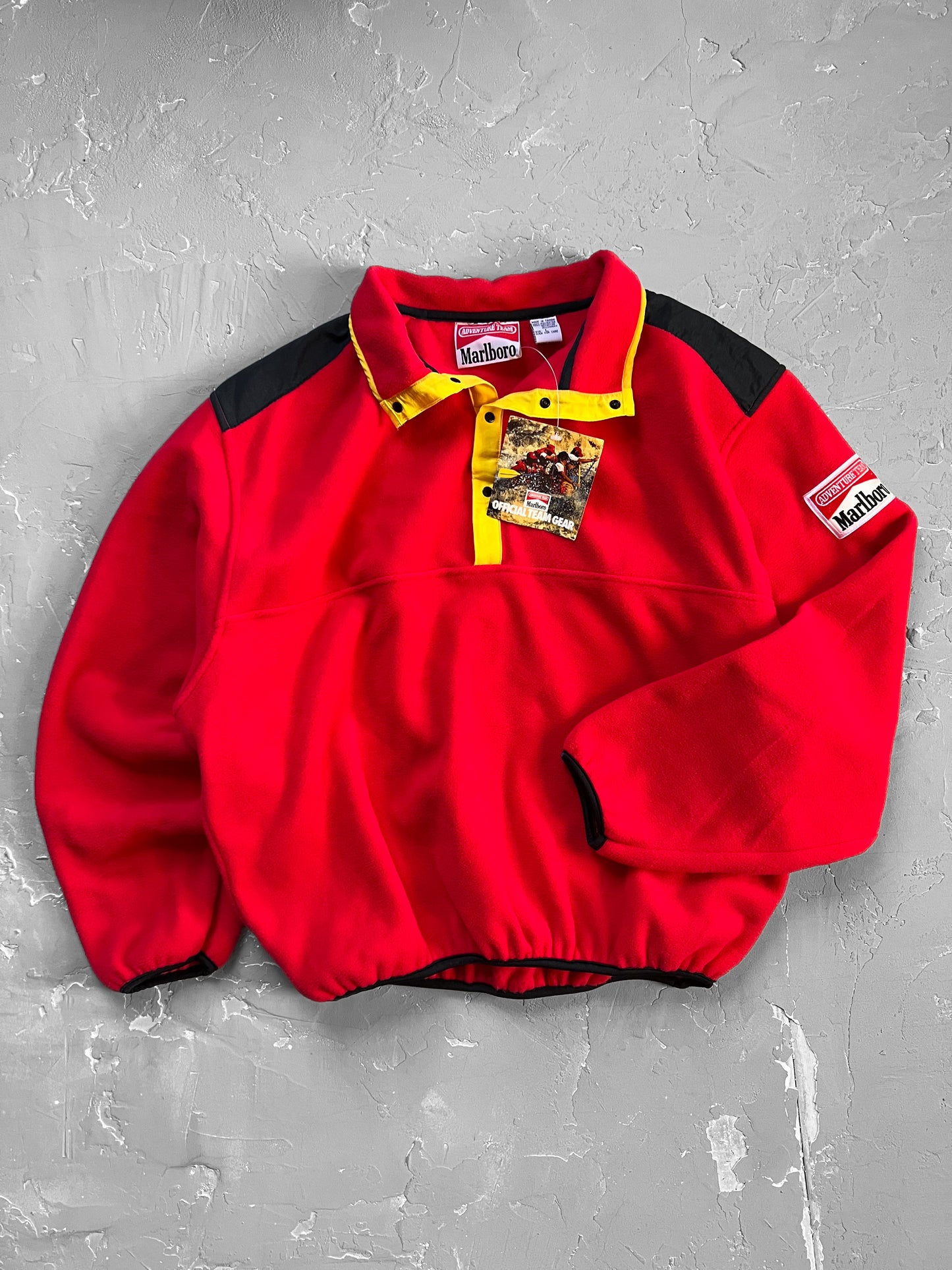 1990s Deadstock Marlboro Fleece Pullover [L/XL]