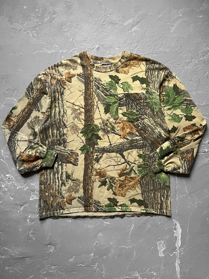 1990s Camouflage L/S Tee [L/XL]