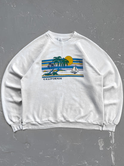 1980s California Raglan Sweatshirt [M]