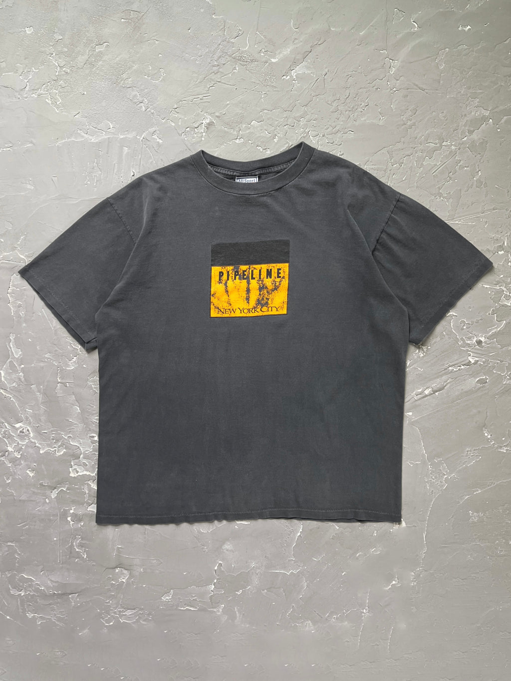 1990s Faded Black “Pipeline New York City” Tee [XL]
