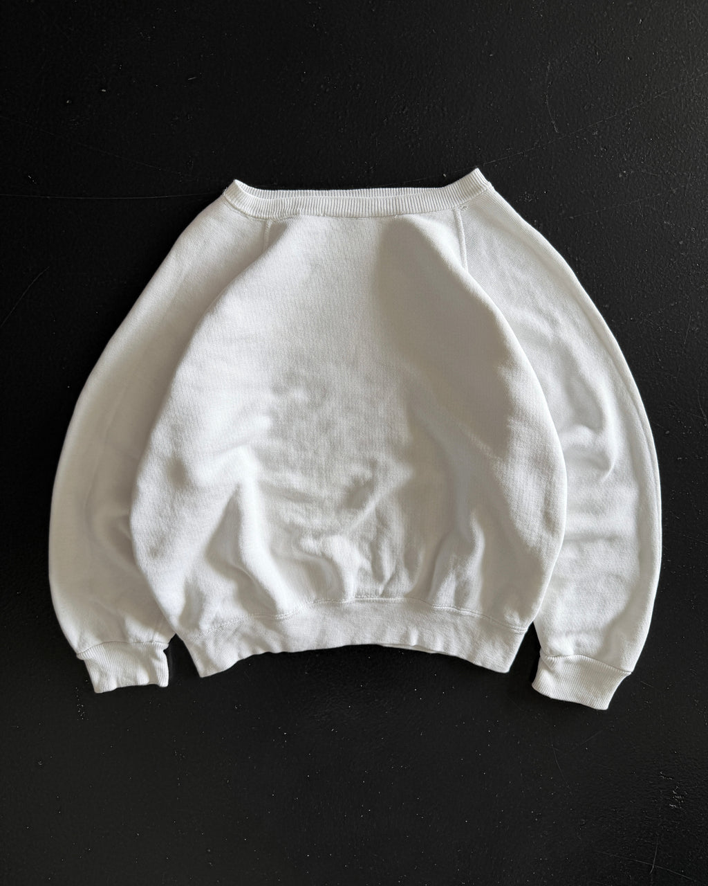 1960S WHITE BOXY RAGLAN SWEATSHIRT