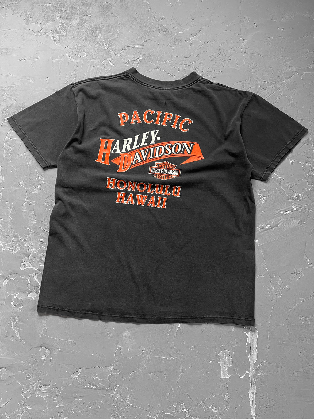 1999 Faded Black Harley Davidson Emblem Tee [XL]