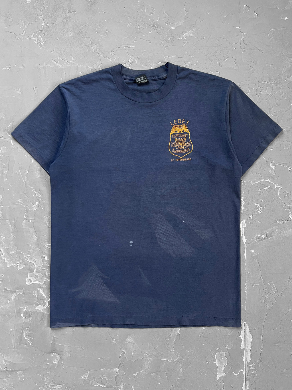 1980s Faded USCG Counter Narcotics Tee [L]