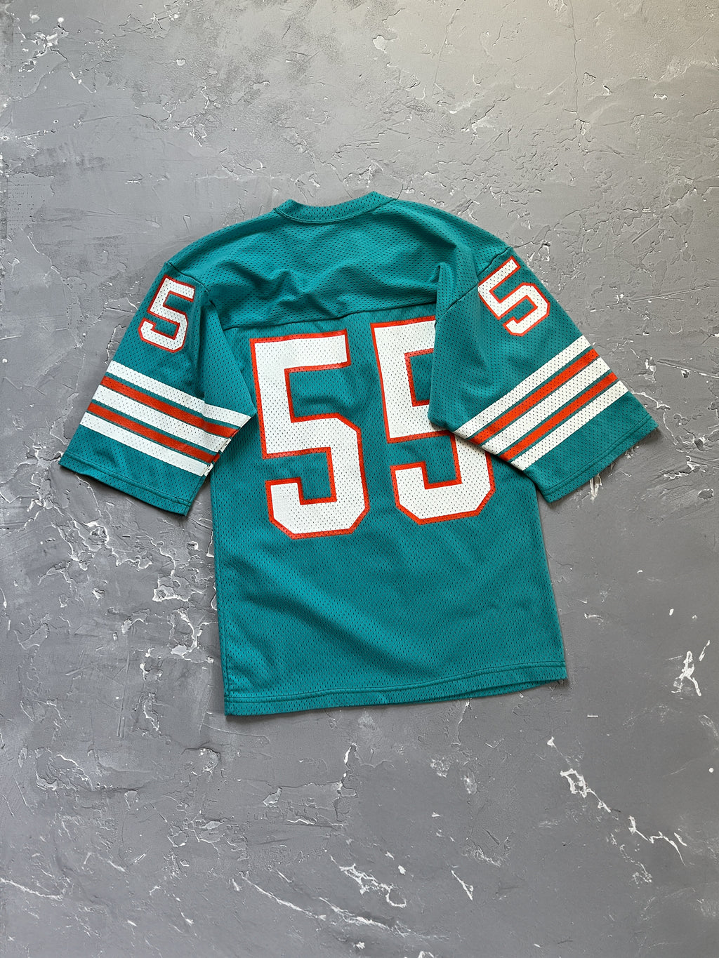 1980s Miami Dolphins Sand-Knit Football Jersey [M]