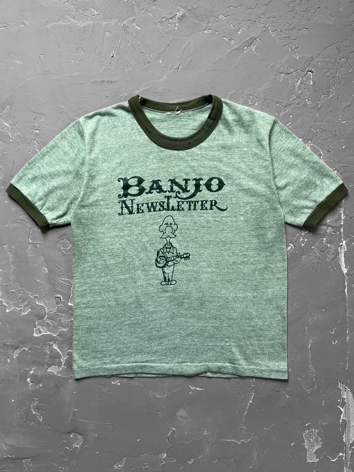 1980s Banjo Newsletter Ringer Tee [S]