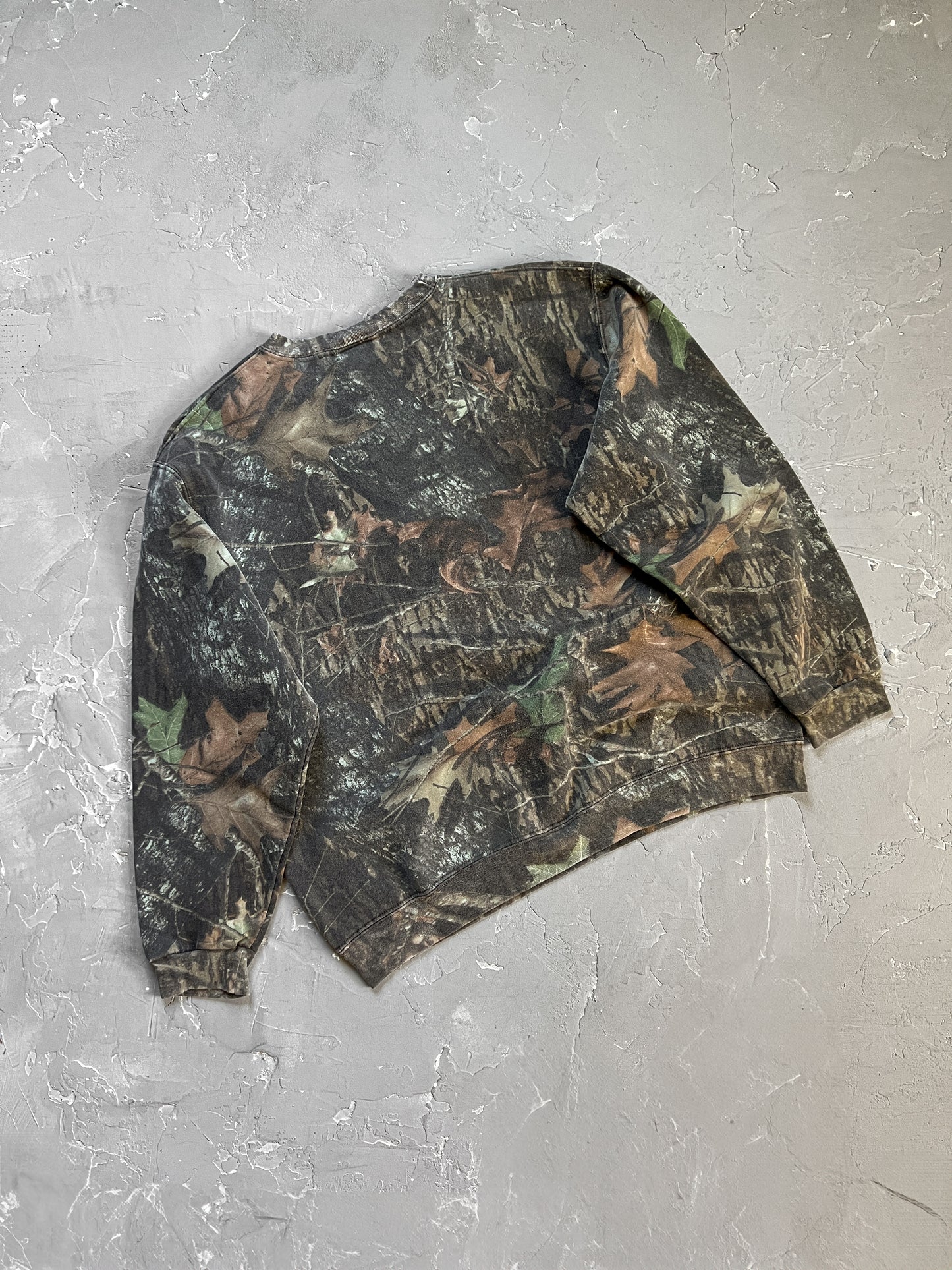 1990s Mossy Oak Camo Sweatshirt [XL]