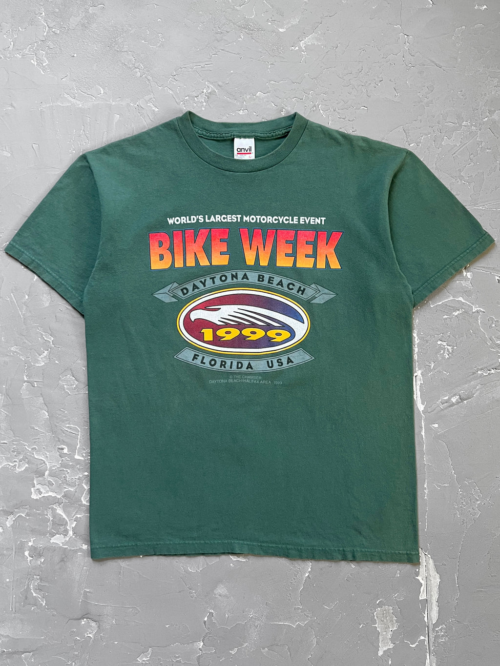 1999 Green Daytona Bike Week Tee [L]