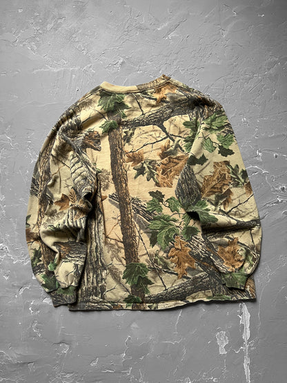 1990s Camouflage L/S Tee [L/XL]