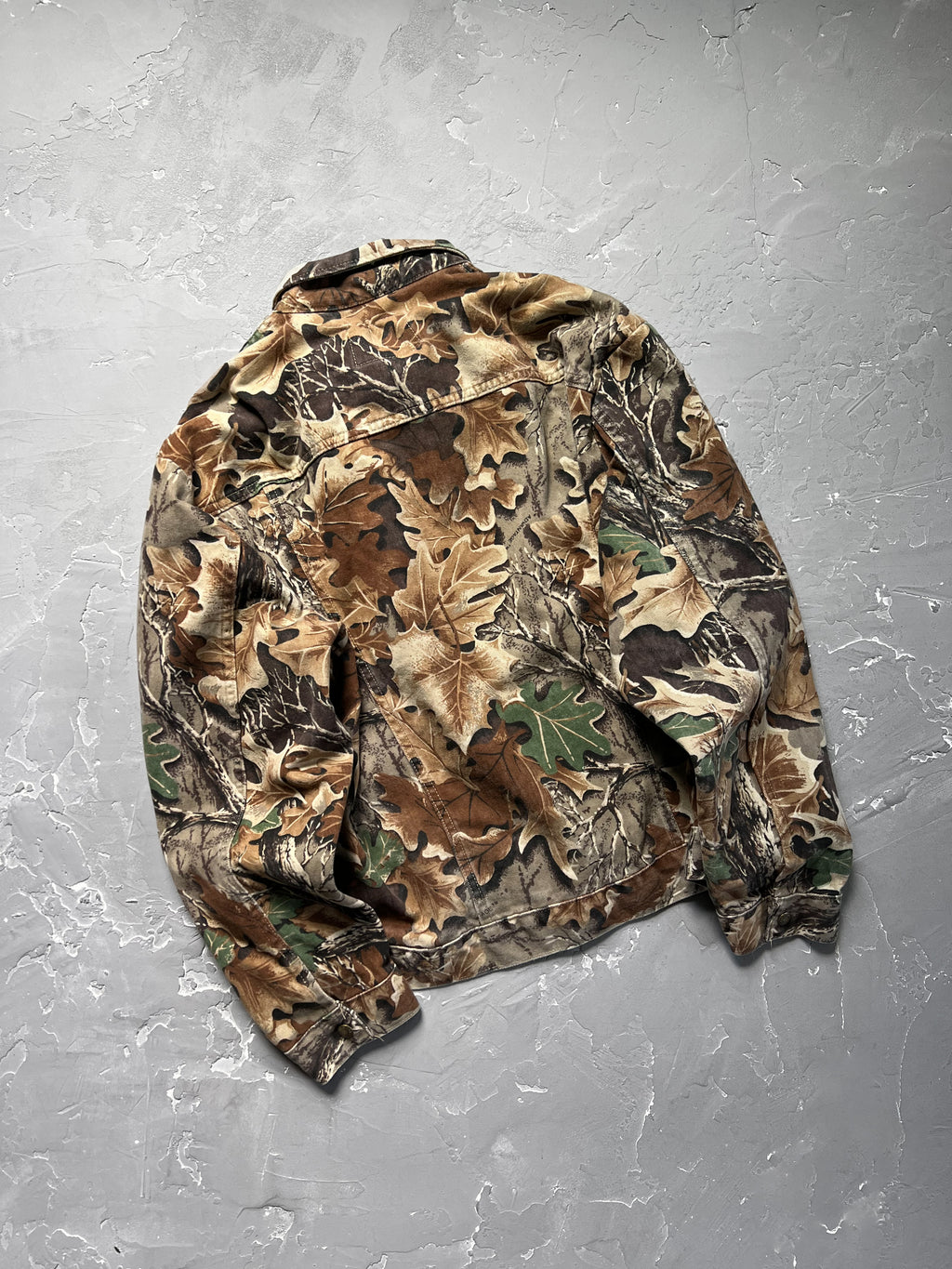 1990s Wrangler Realtree Camo Trucker Jacket [XL]