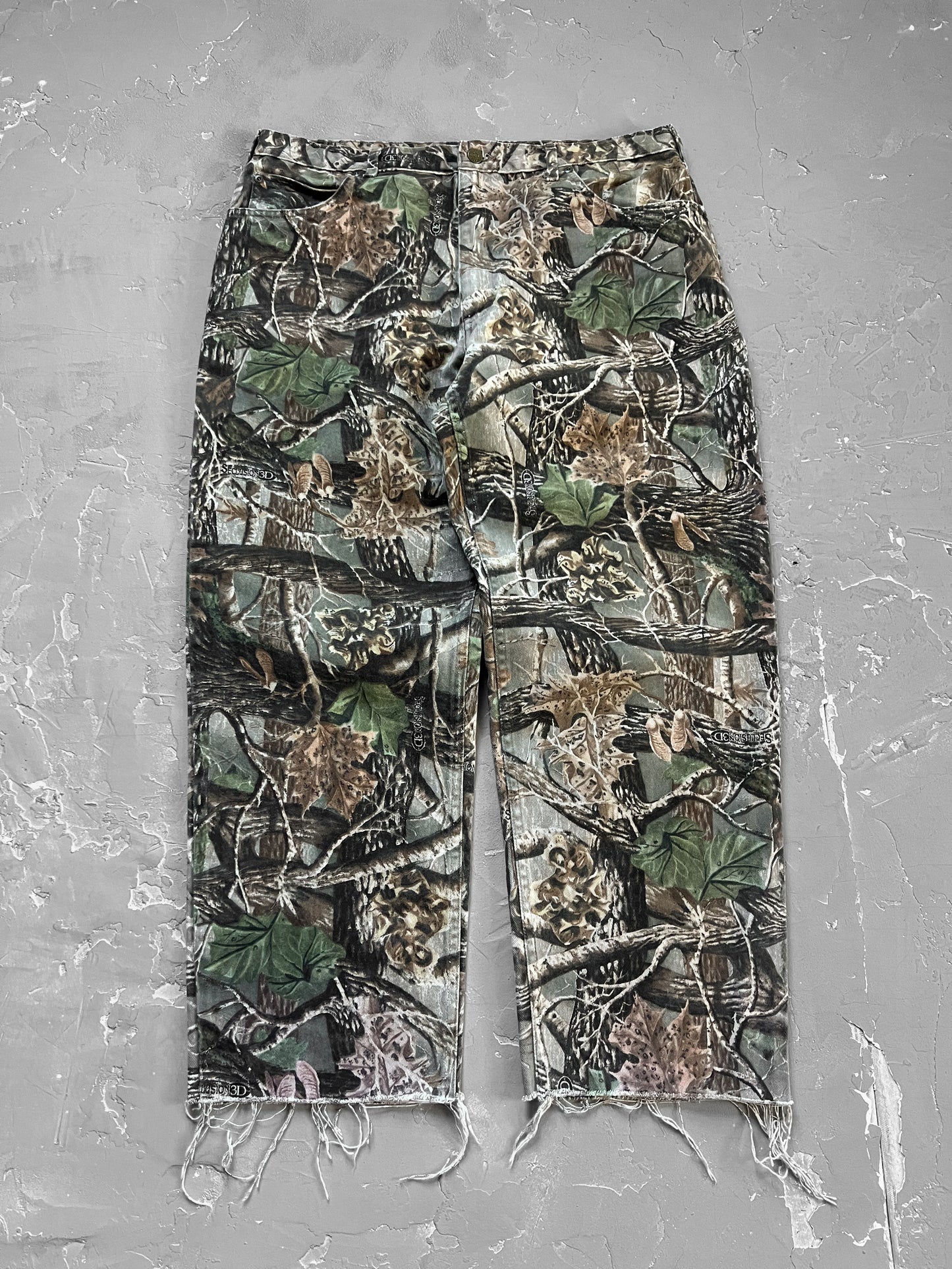 2000s Forest Camouflage Carpenter Pants [36 x 30]