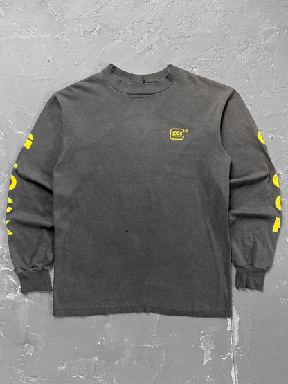 1990s Sun Faded Glock “Team Glock” L/S Tee [M]