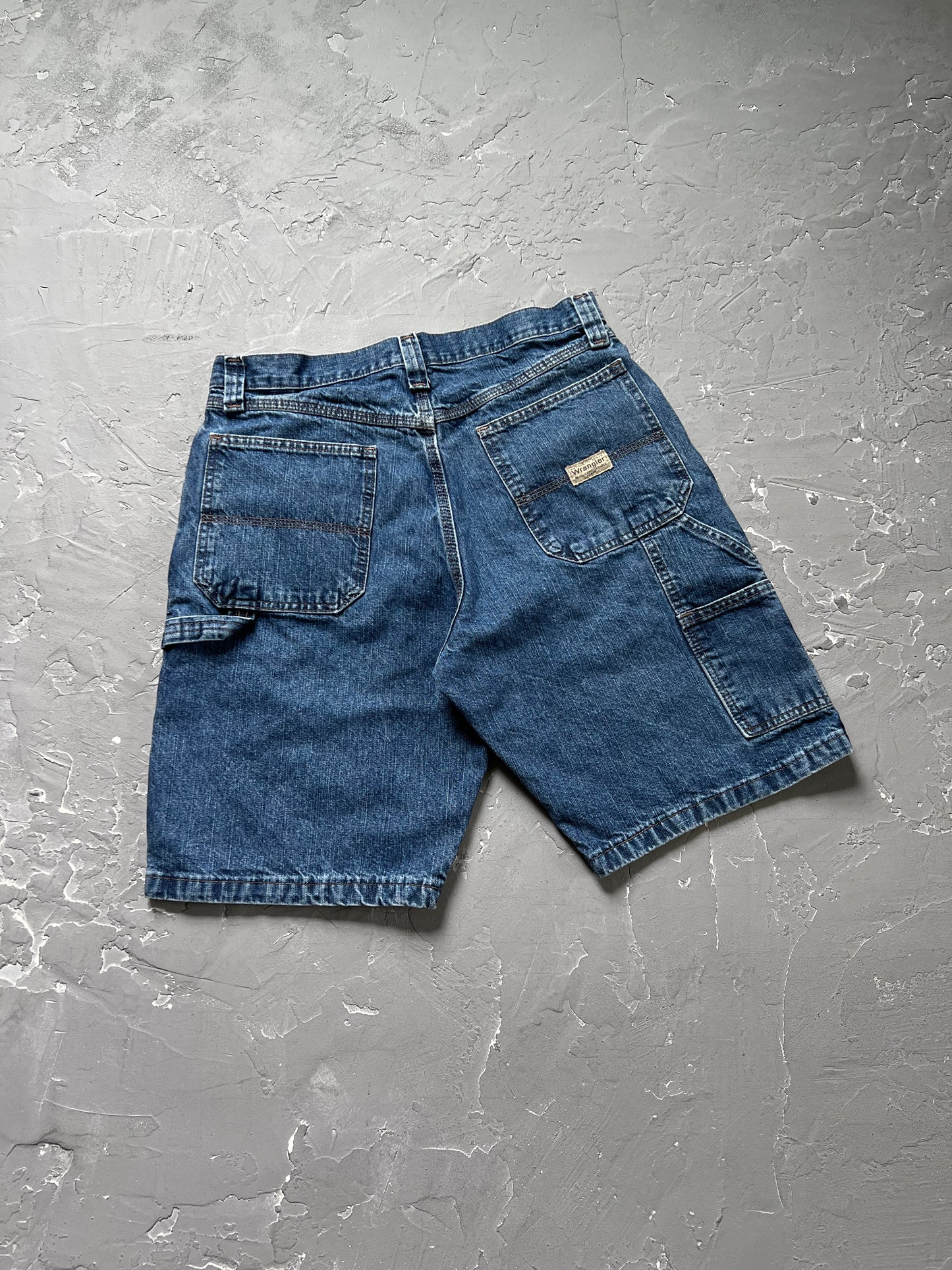 2000s Wrangler Baggy Denim Carpenter Shorts [32]