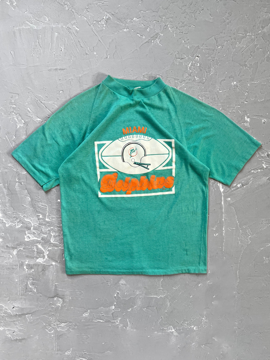 1980s Boxy Miami Dolphins Tee [M]