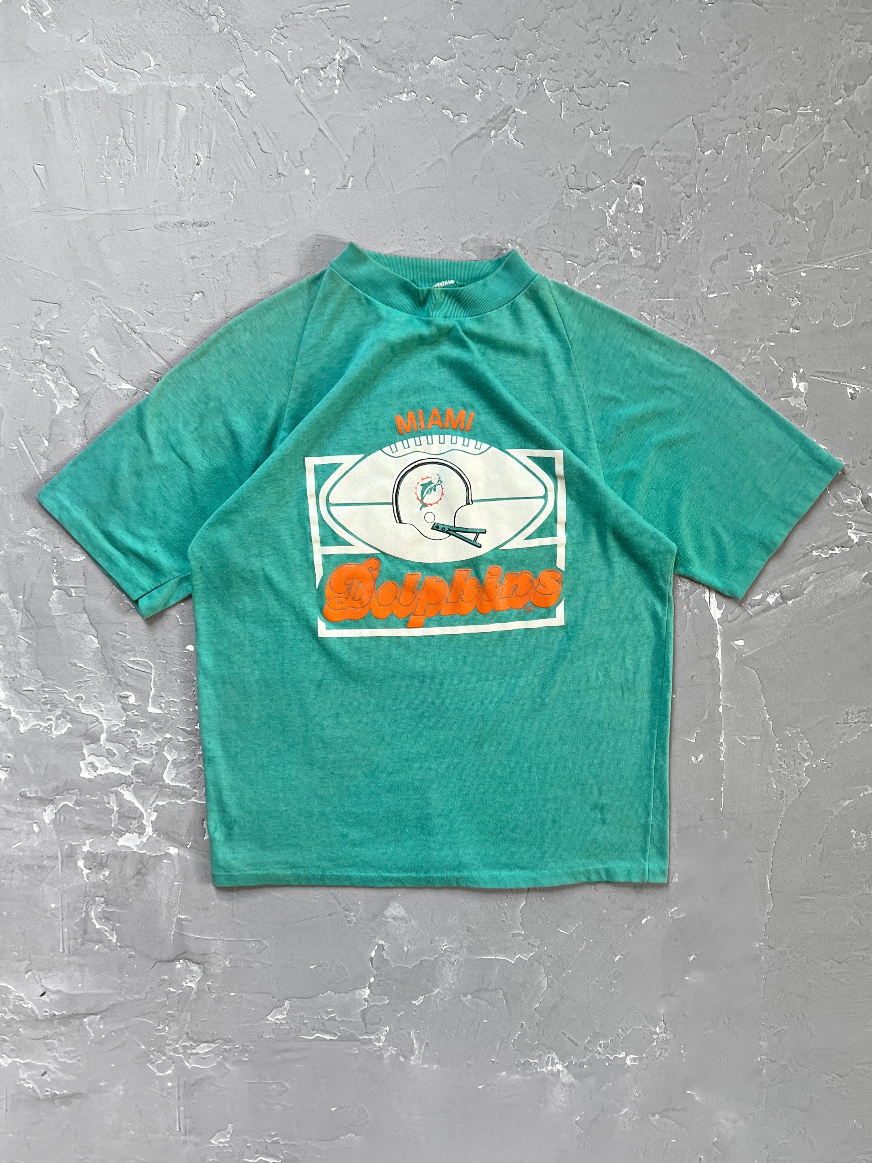 1980s Boxy Miami Dolphins Tee [M]