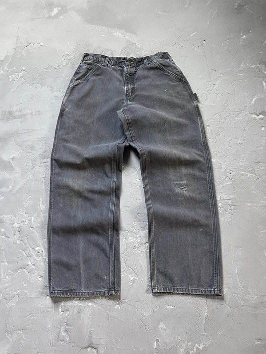 Carhartt Faded Petrol Blue Carpenter Pants [31 x 32]