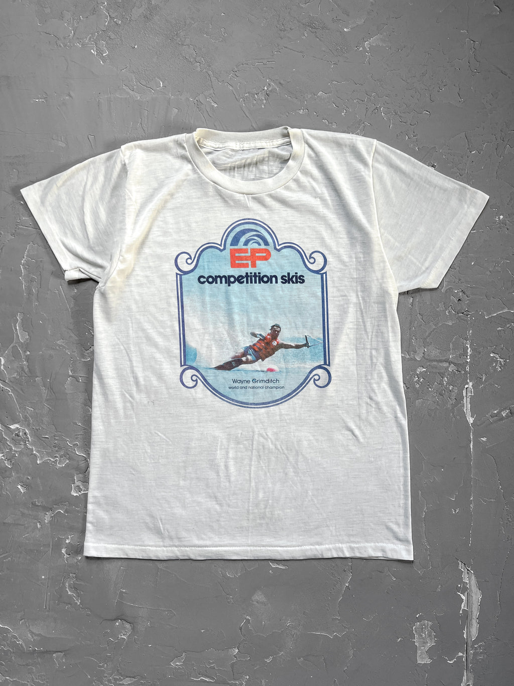 1980s Paper Thin Competition Skis Tee [M]