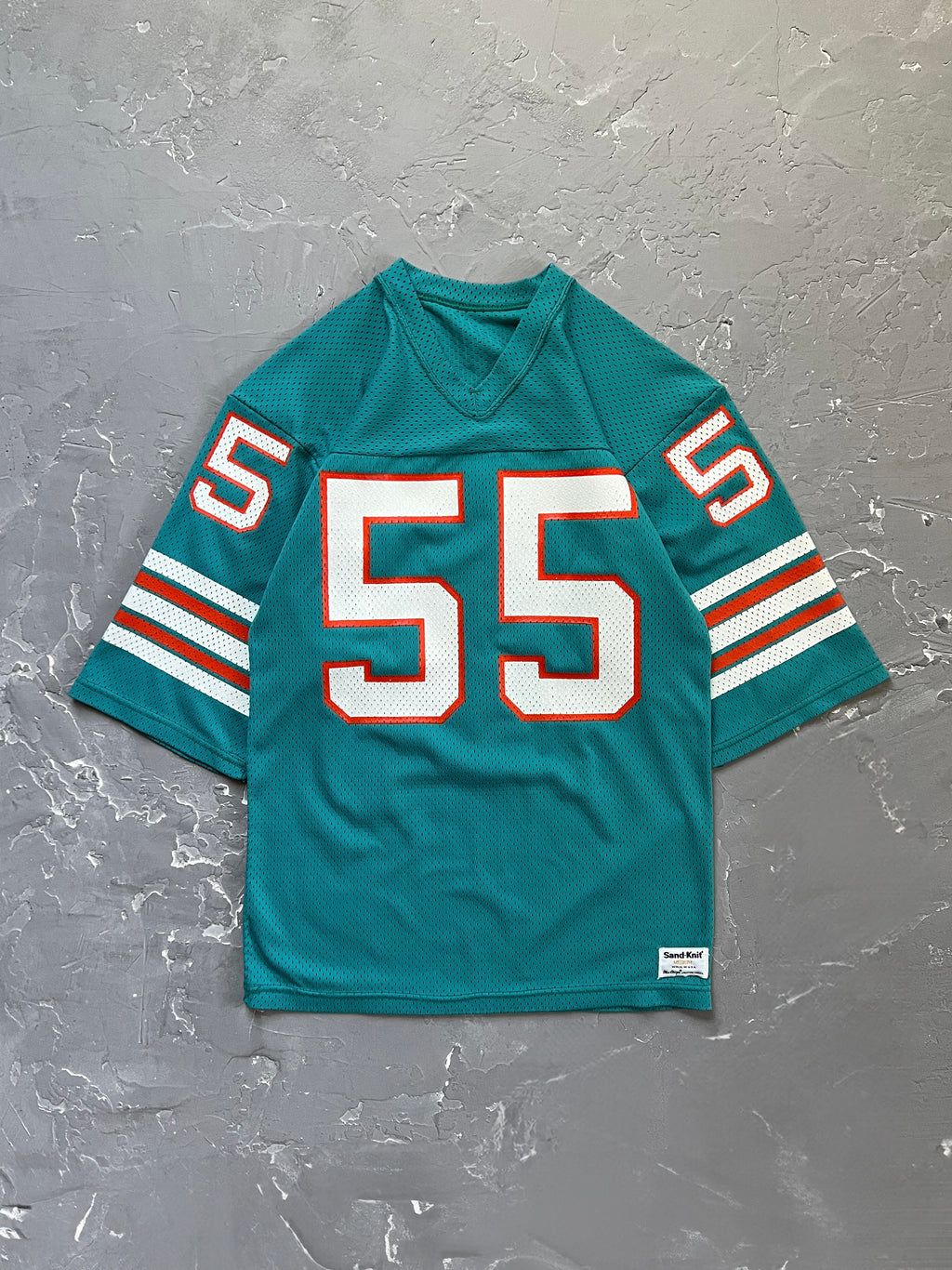 1980s Miami Dolphins Sand-Knit Football Jersey [M]