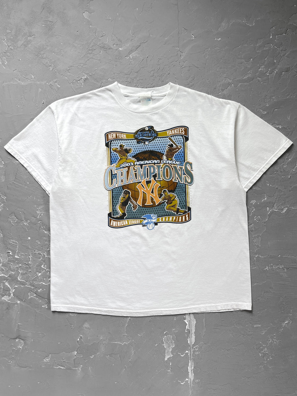 2003 New York Yankees “American League Champions” Tee [2XL]