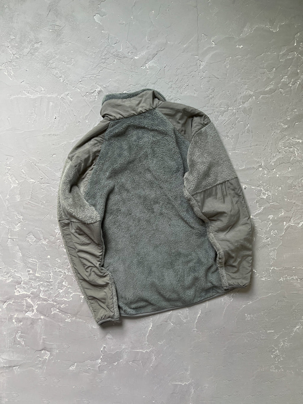 1990s U.S. Army Sage Green Cold Weather Fleece Jacket [M]