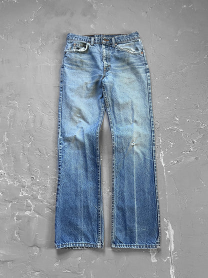 1980s Flared Levi’s 517 Orange Tabs [30 x 31]