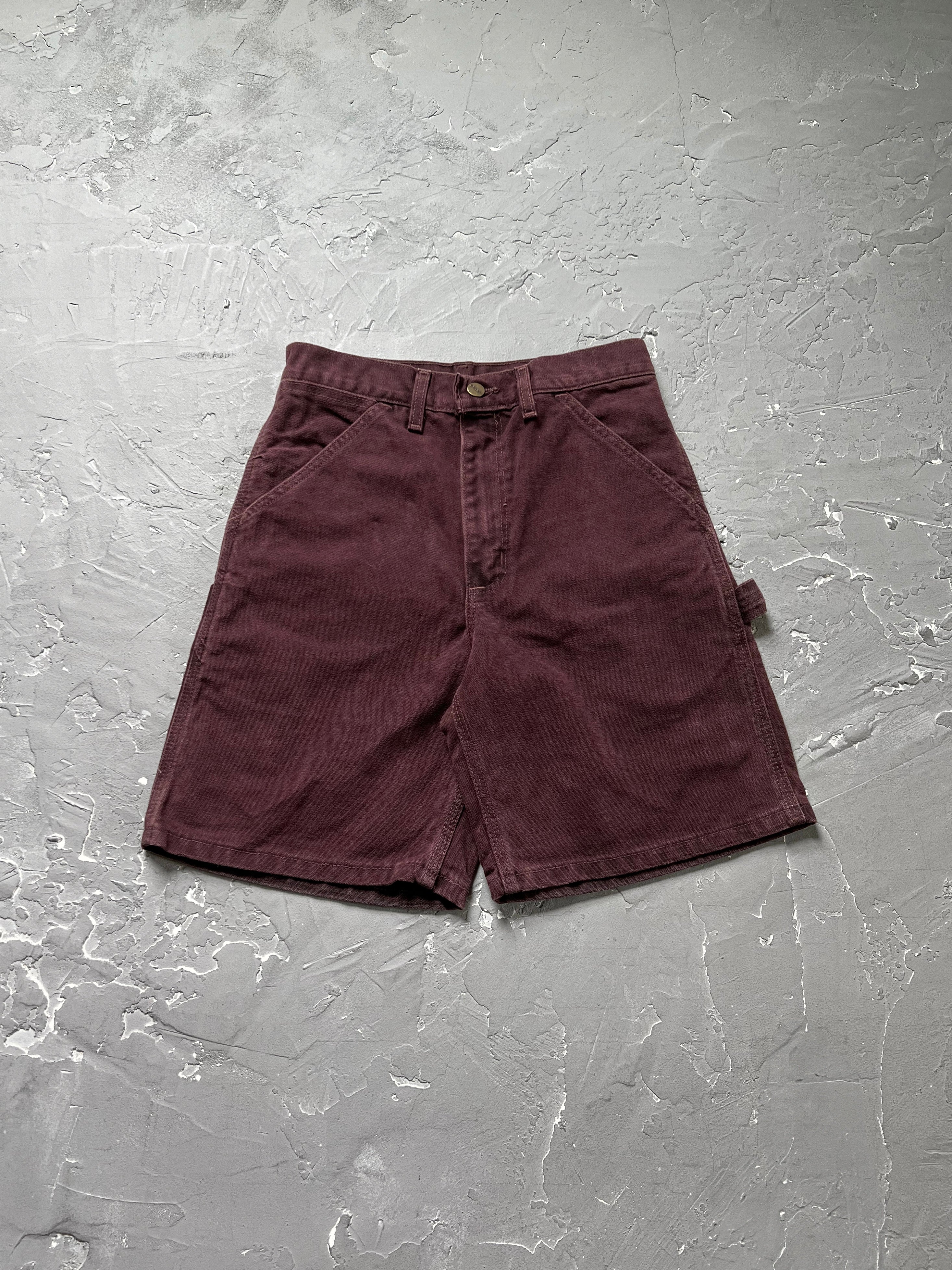 1999 Deadstock Carhartt Burgundy Carpenter Shorts [28]