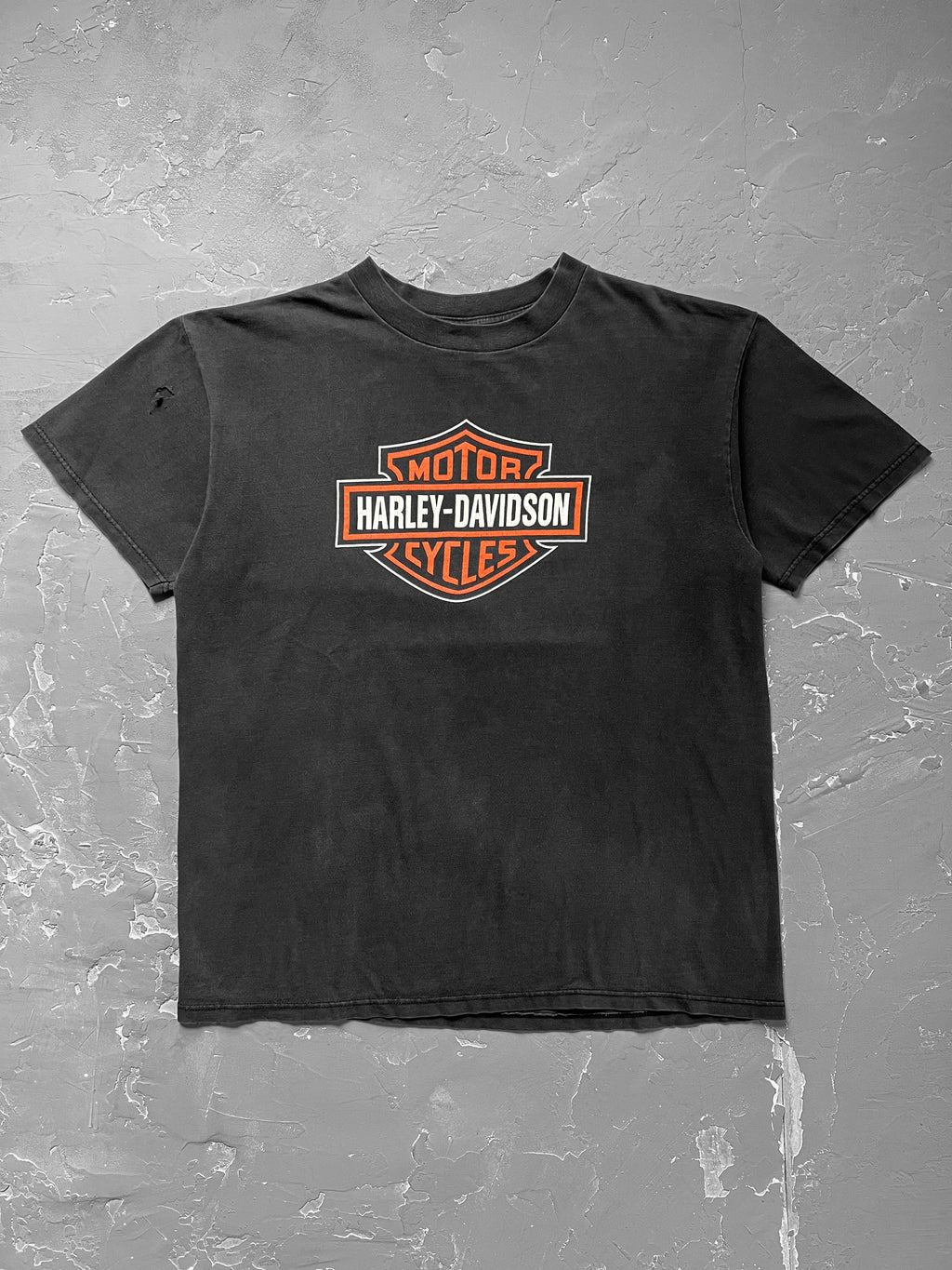 1999 Faded Black Harley Davidson Emblem Tee [XL]