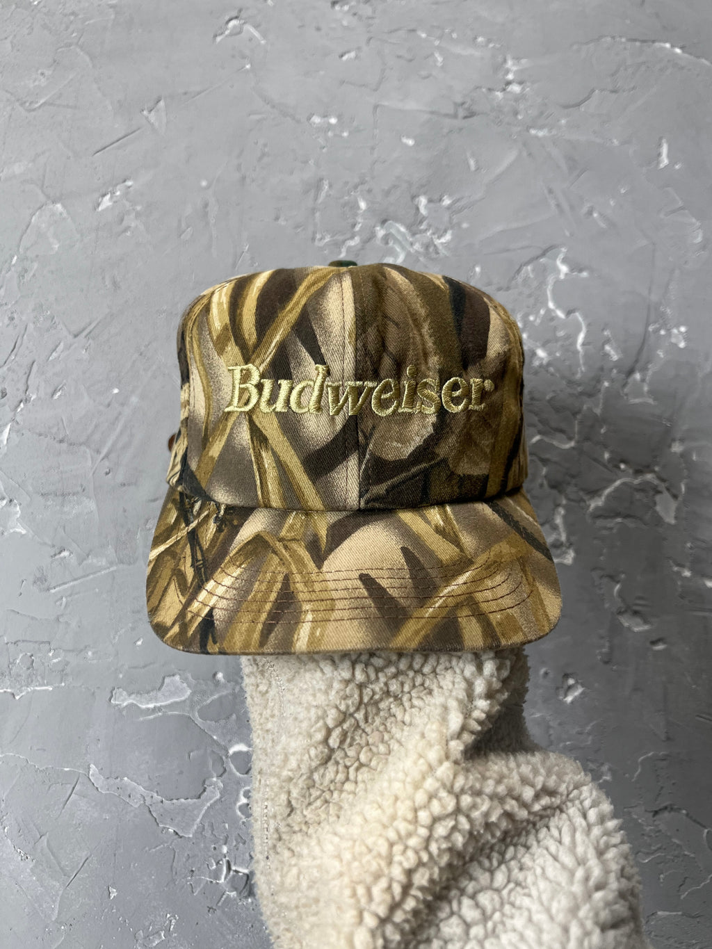 1990s Budweiser Realtree Camo Trucker Hat