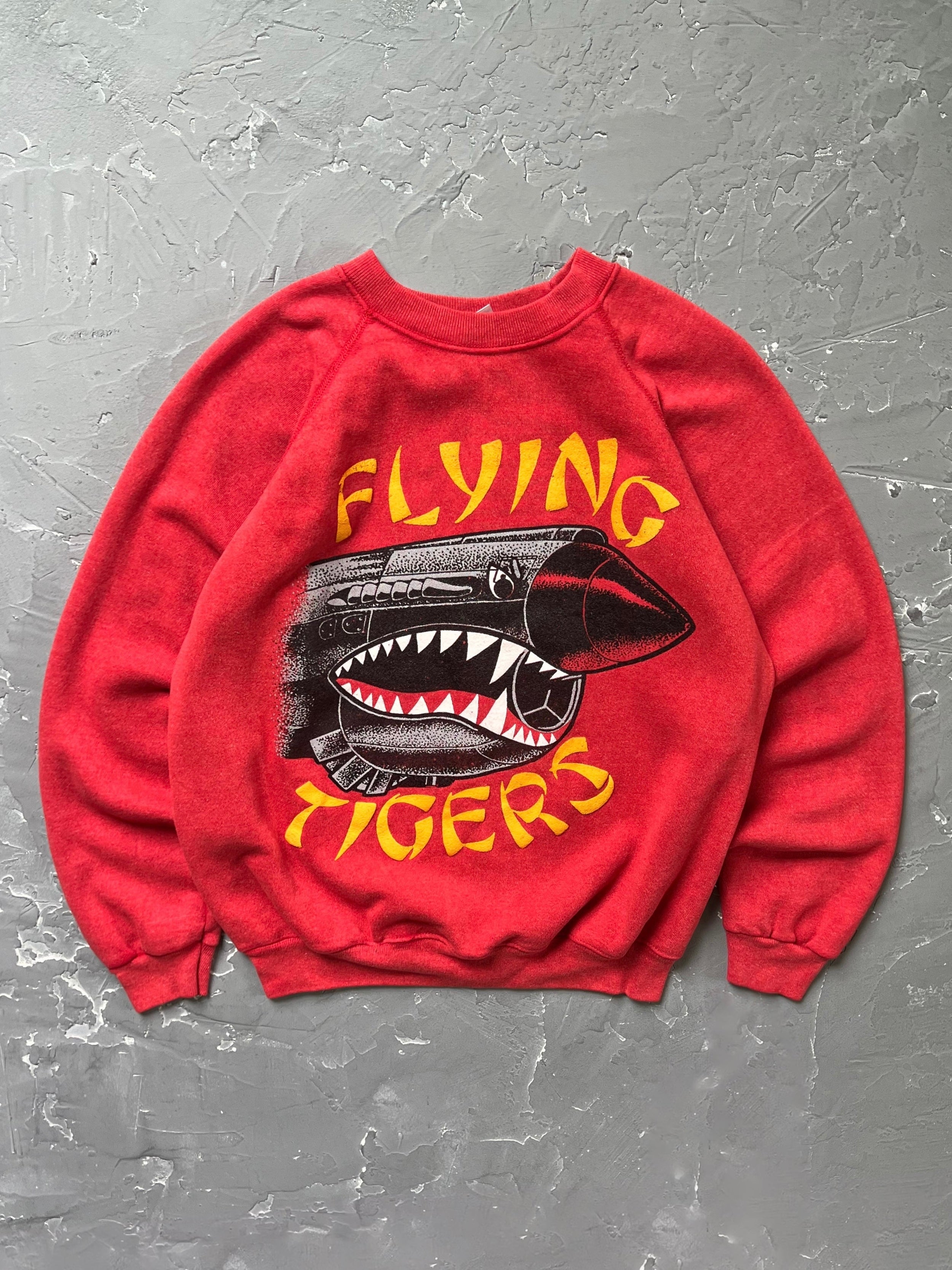 1980s Flying Tigers Raglan Sweatshirt [M]