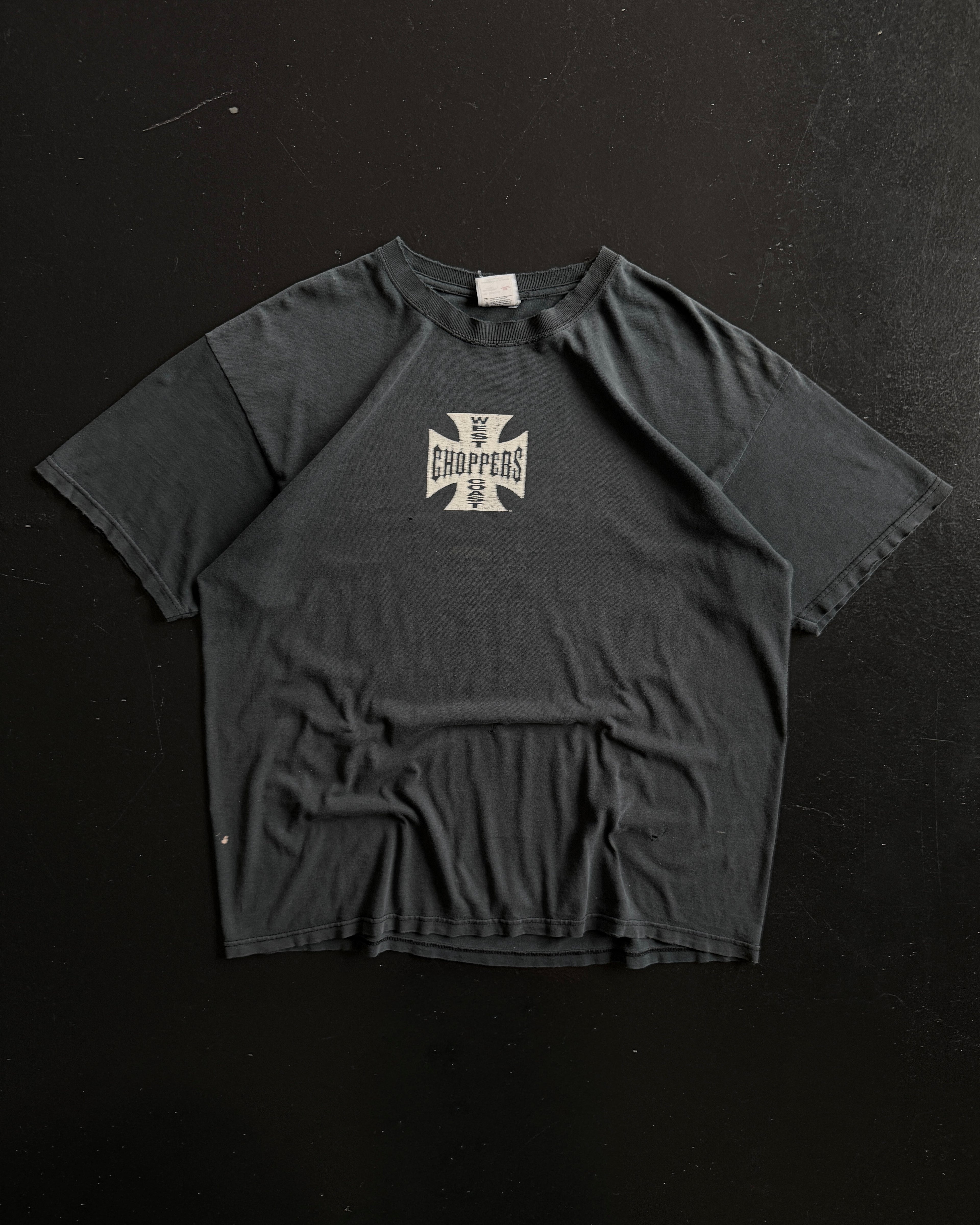 1990S FADED BLACK WEST COAST CHOPPERS TEE
