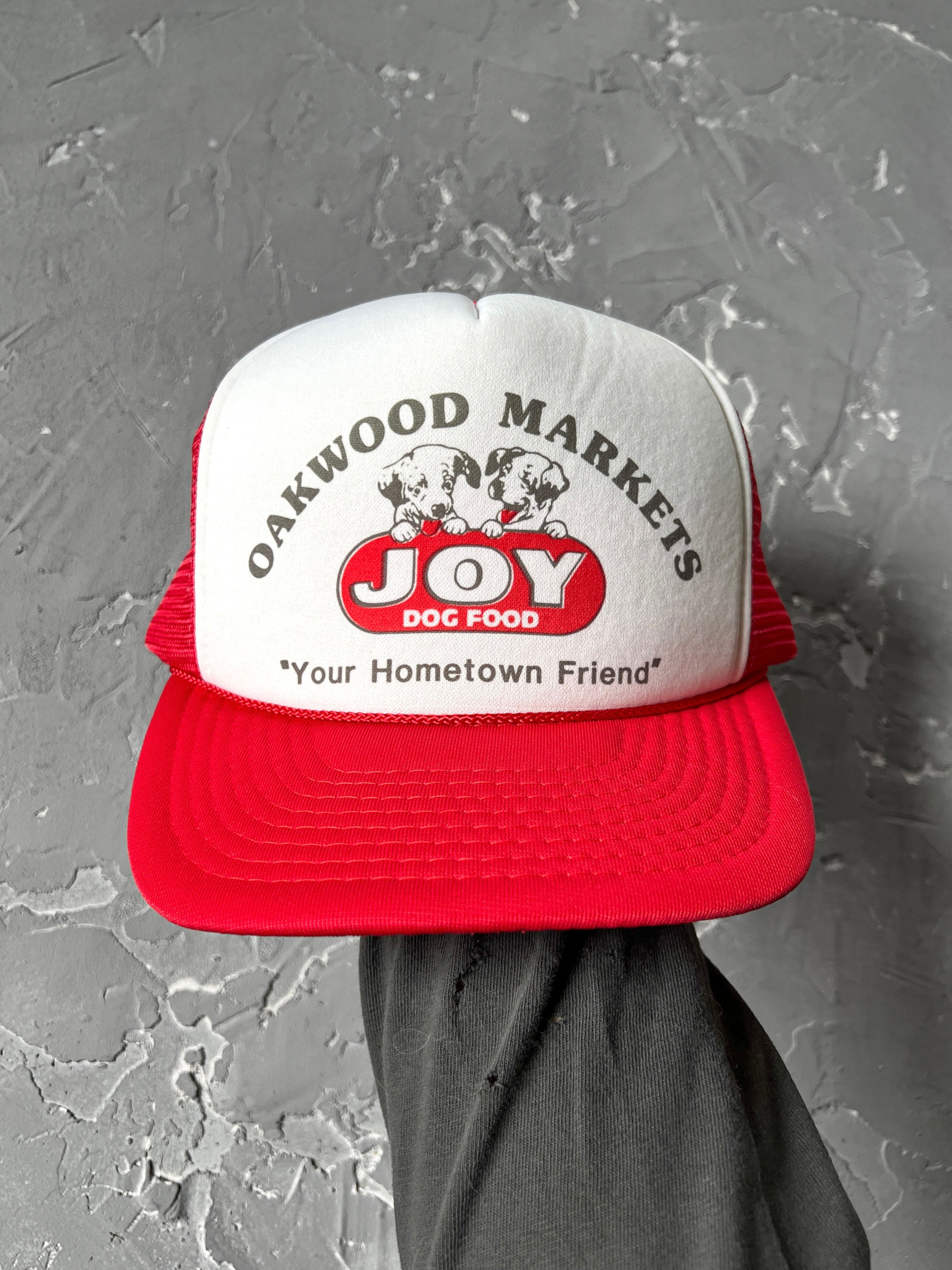 Joy Dog Food sale Trucker Hat K Products 80s