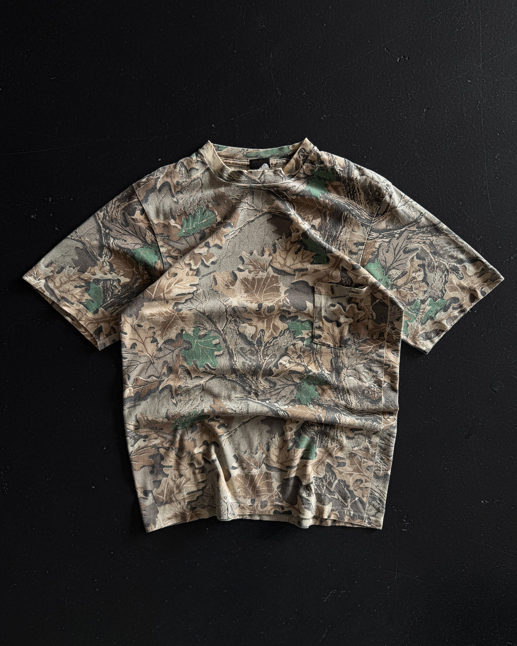 1990S REALTREE CAMO POCKET TEE