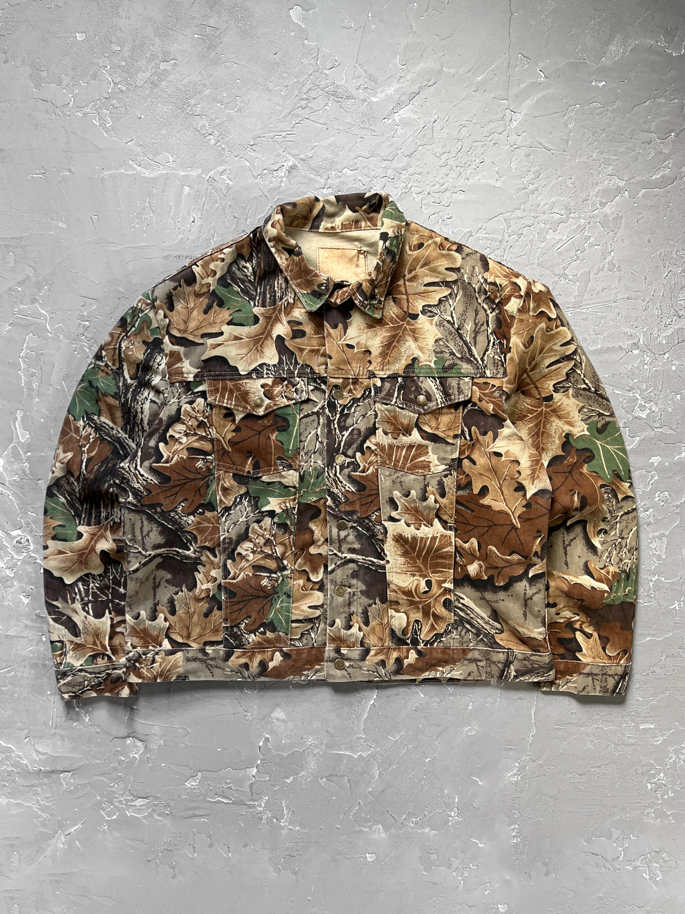 1990s Wrangler Realtree Camo Trucker Jacket [XL]
