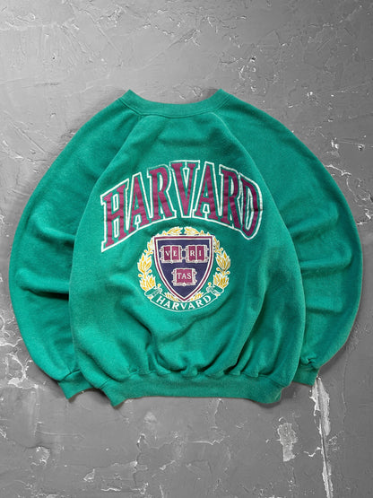 1990s Harvard University Boxy Raglan Sweatshirt [L]